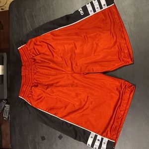 Adidas basketball shorts red/black size L